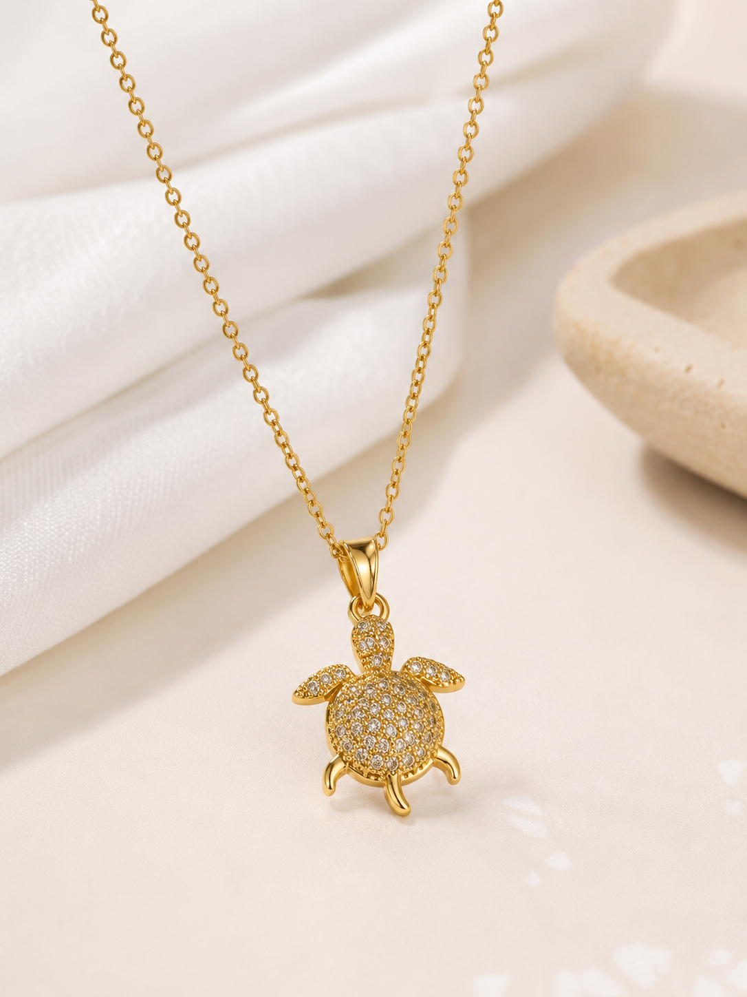Sanyian Ocean Grace Turtle Necklace