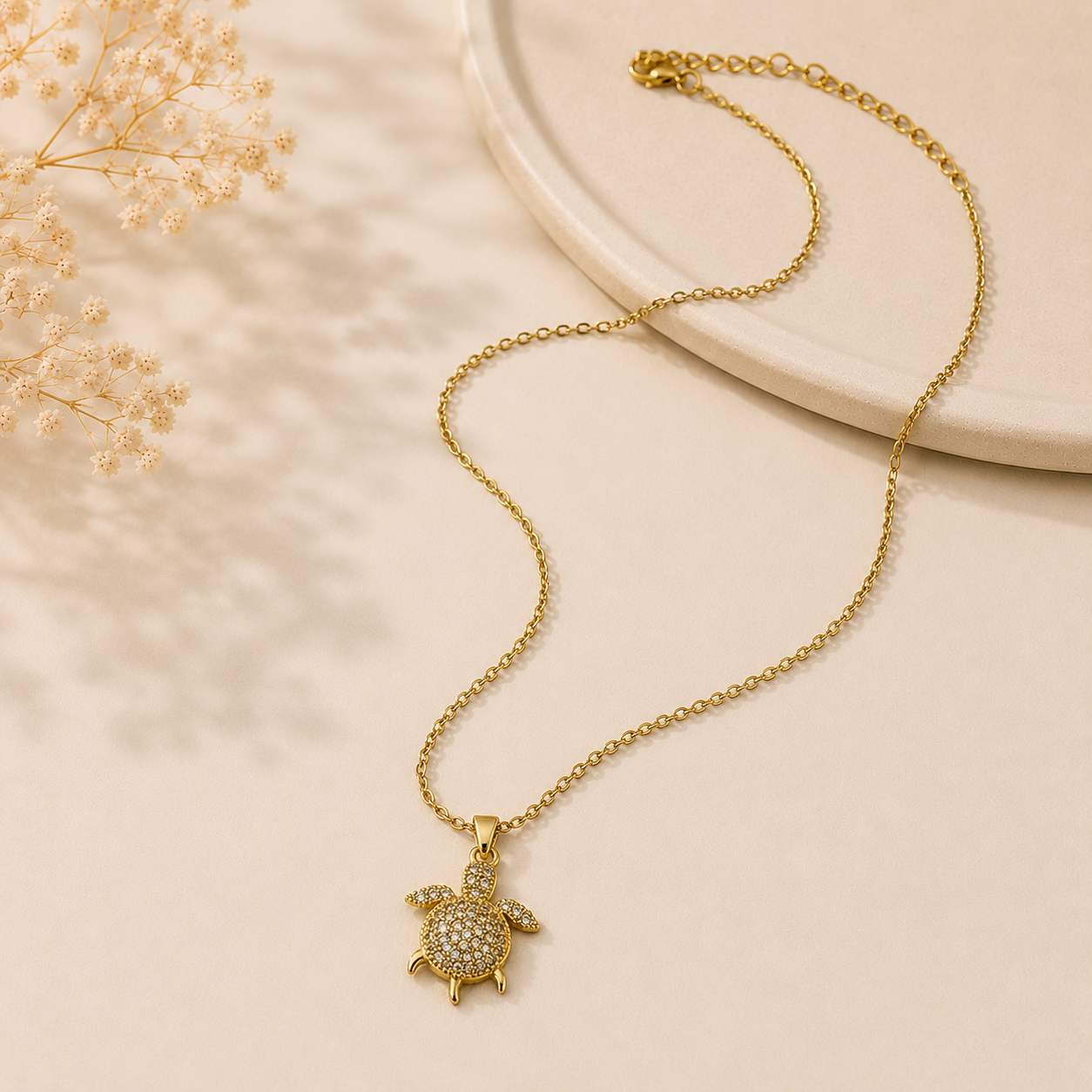 Sanyian Ocean Grace Turtle Necklace