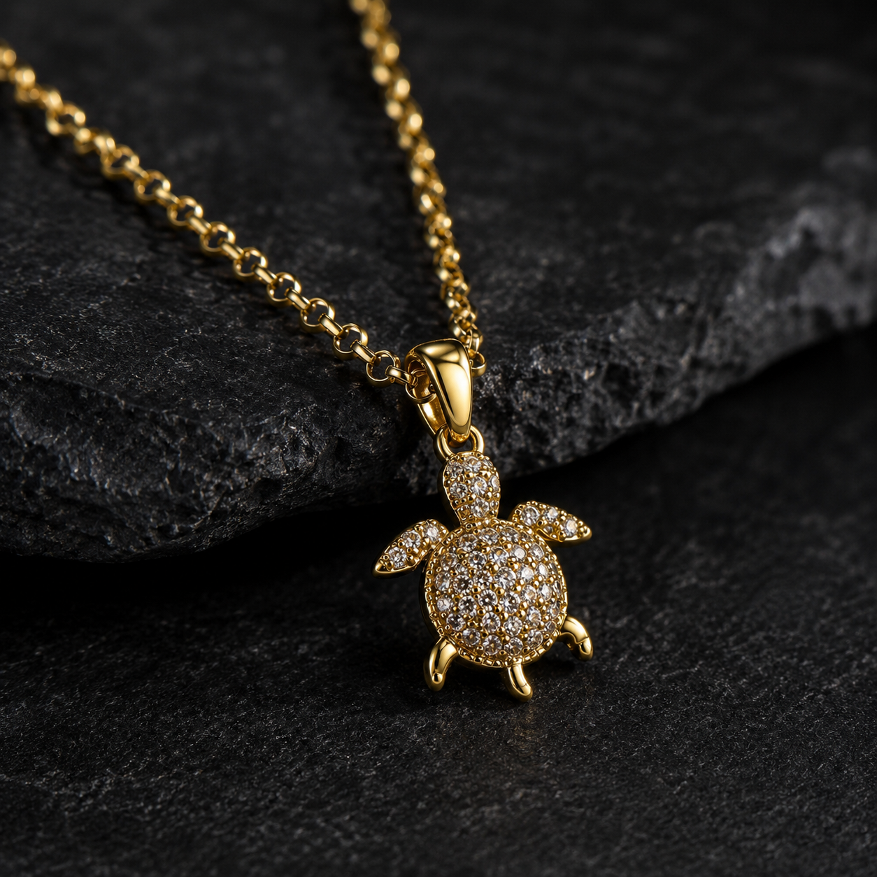Sanyian Ocean Grace Turtle Necklace