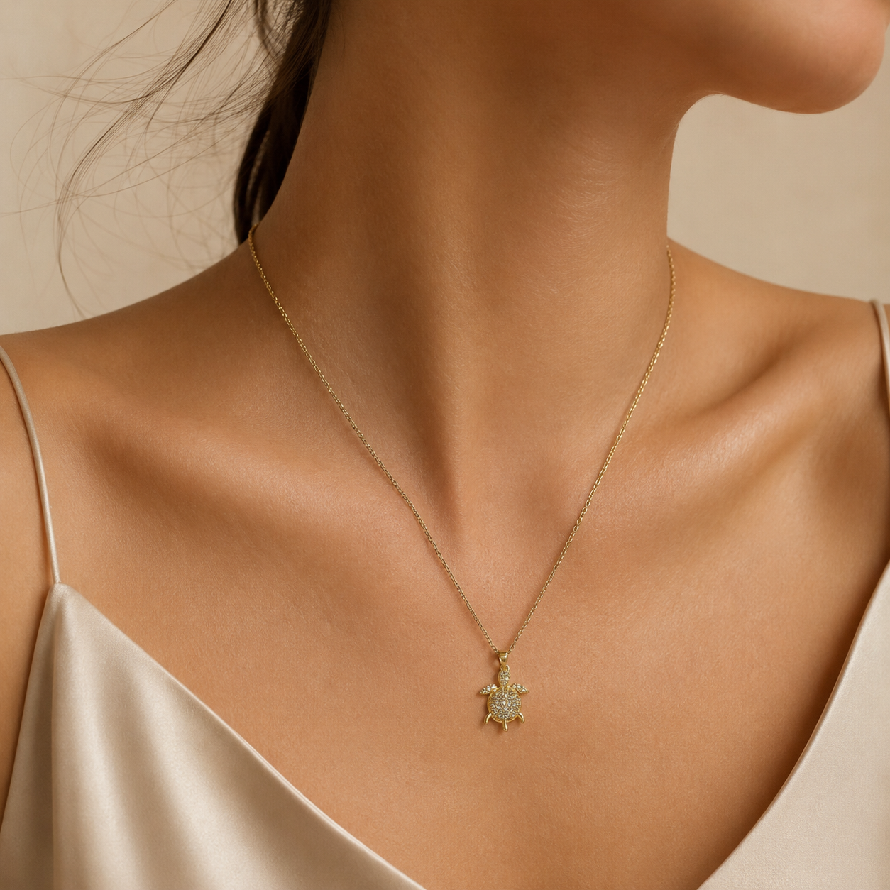 Sanyian Ocean Grace Turtle Necklace